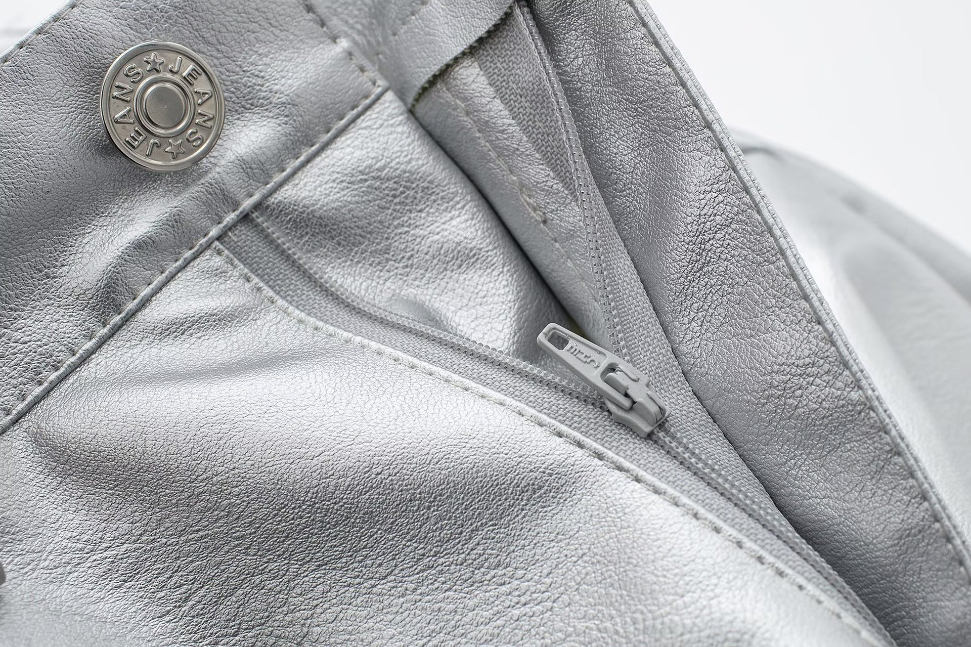 Wide Leg Leather Pants