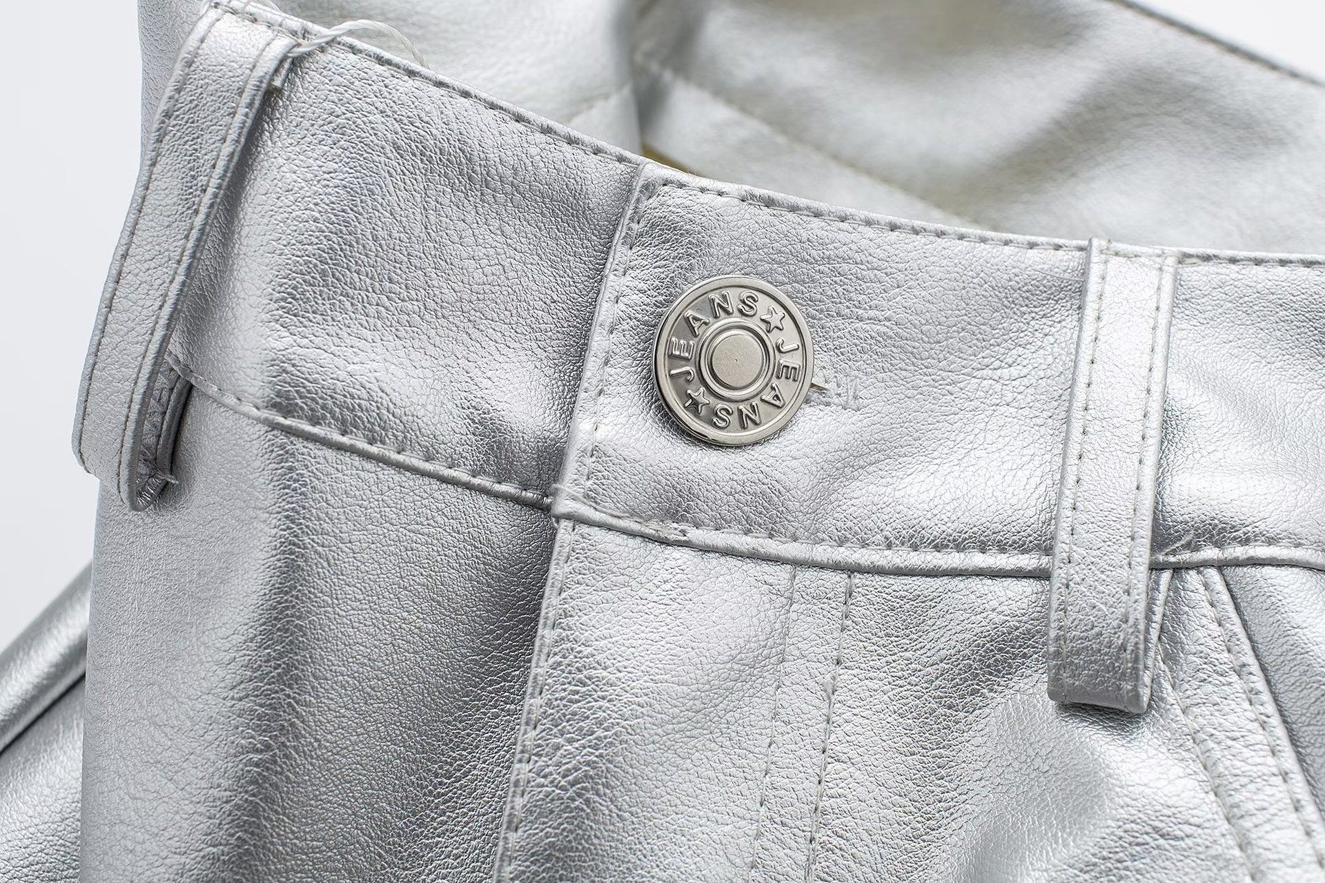 Wide Leg Leather Pants