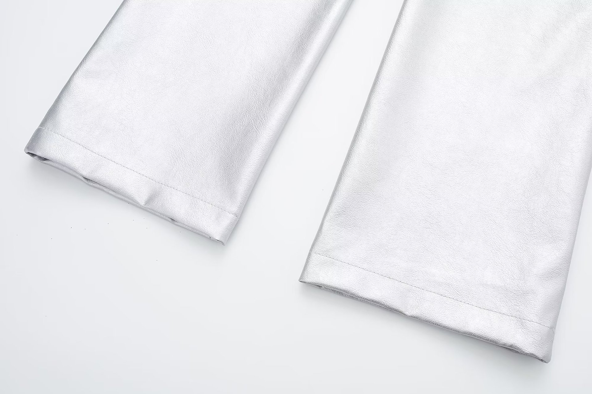 Wide Leg Leather Pants