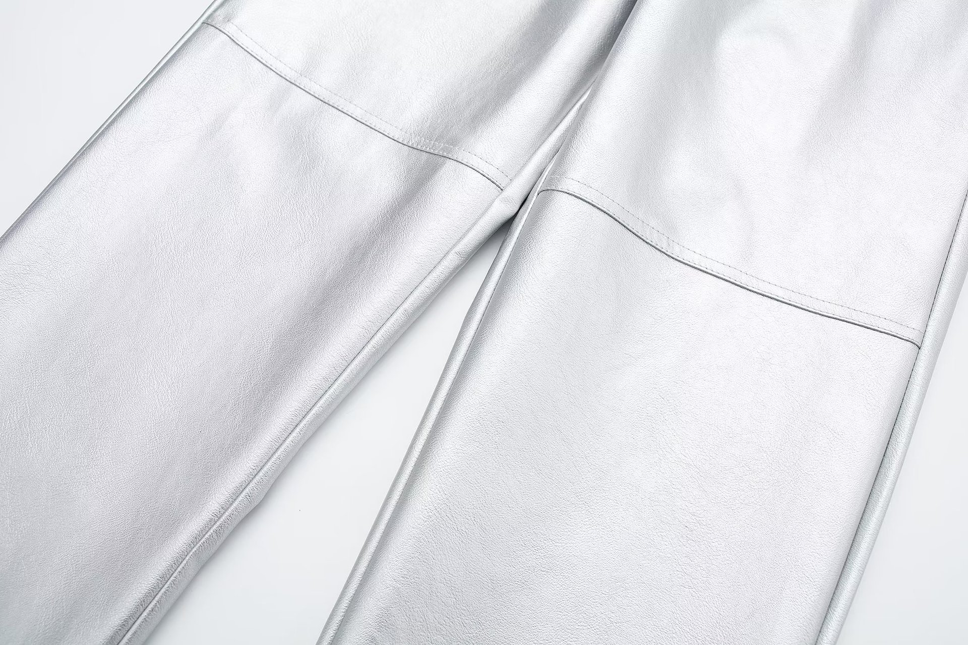 Wide Leg Leather Pants