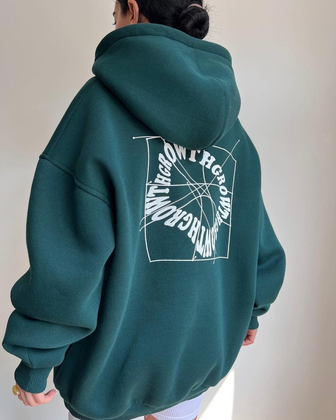 Women's Long Sleeved Hooded Sweater 7