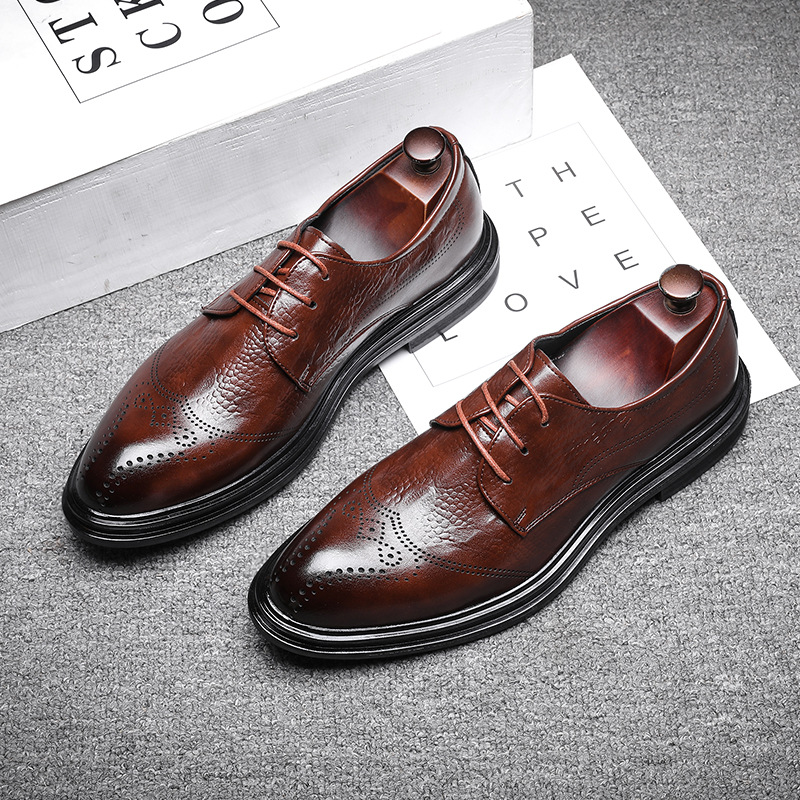 Men's Business Leather Shoes Image 4
