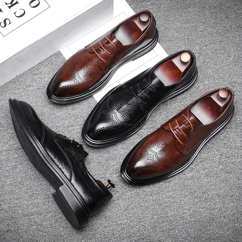 Men's Business Leather Shoes Image 5