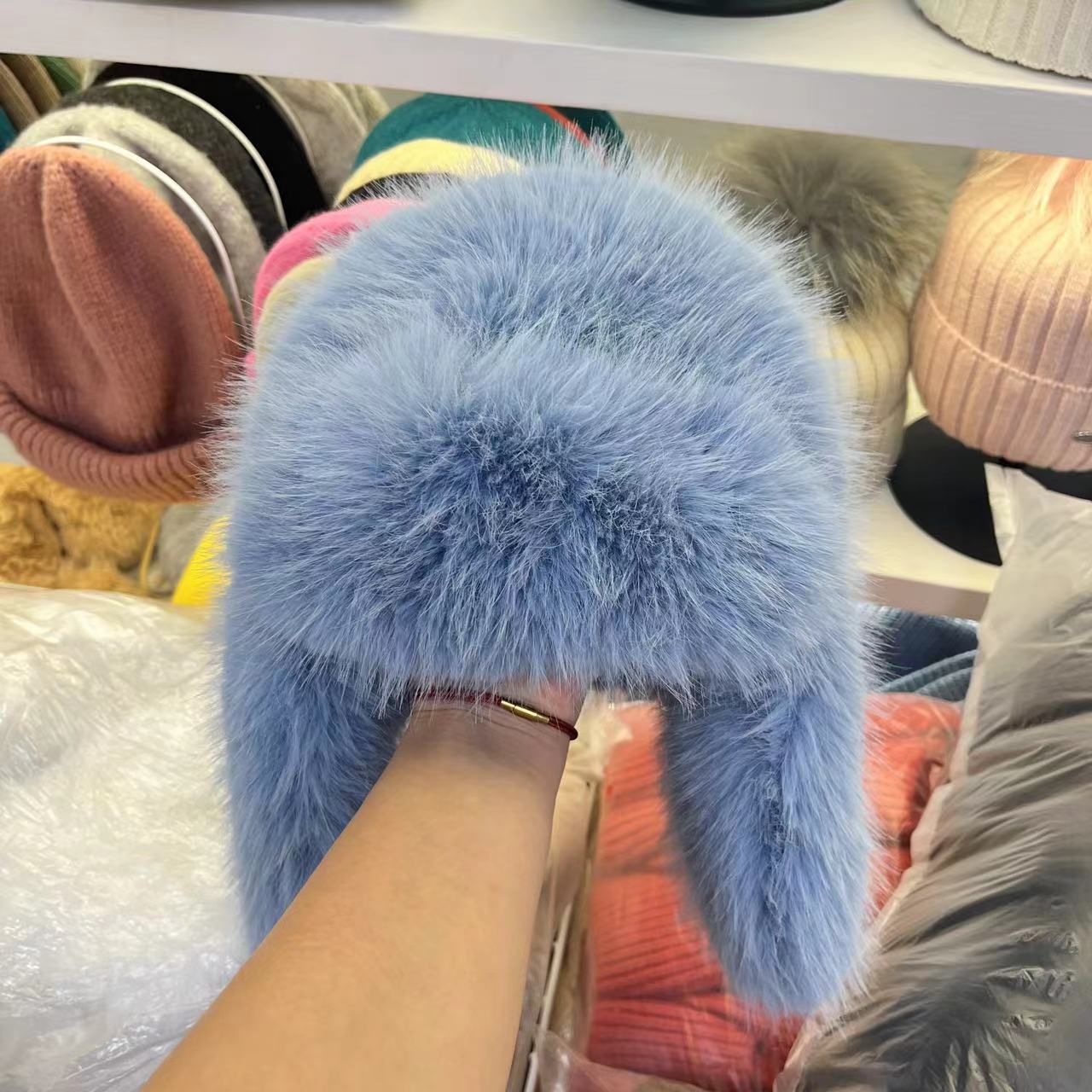 Earmuffs Hat Back View