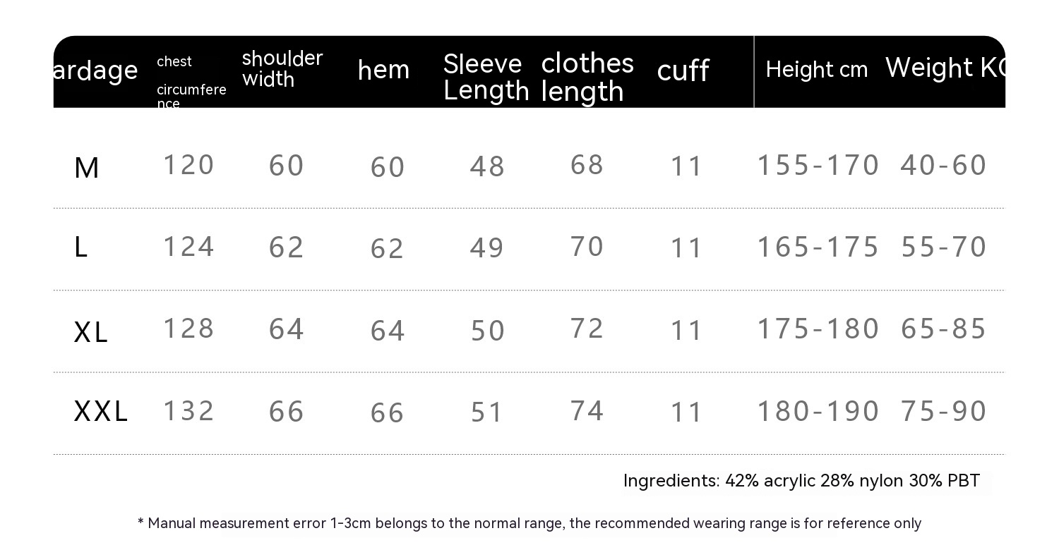 American Retro Contrast Color Knitted Sweater - Image 1