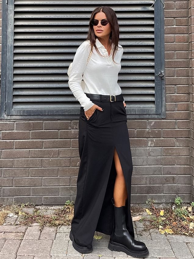 Women's Retro Casual High Waist Skirt Image 2