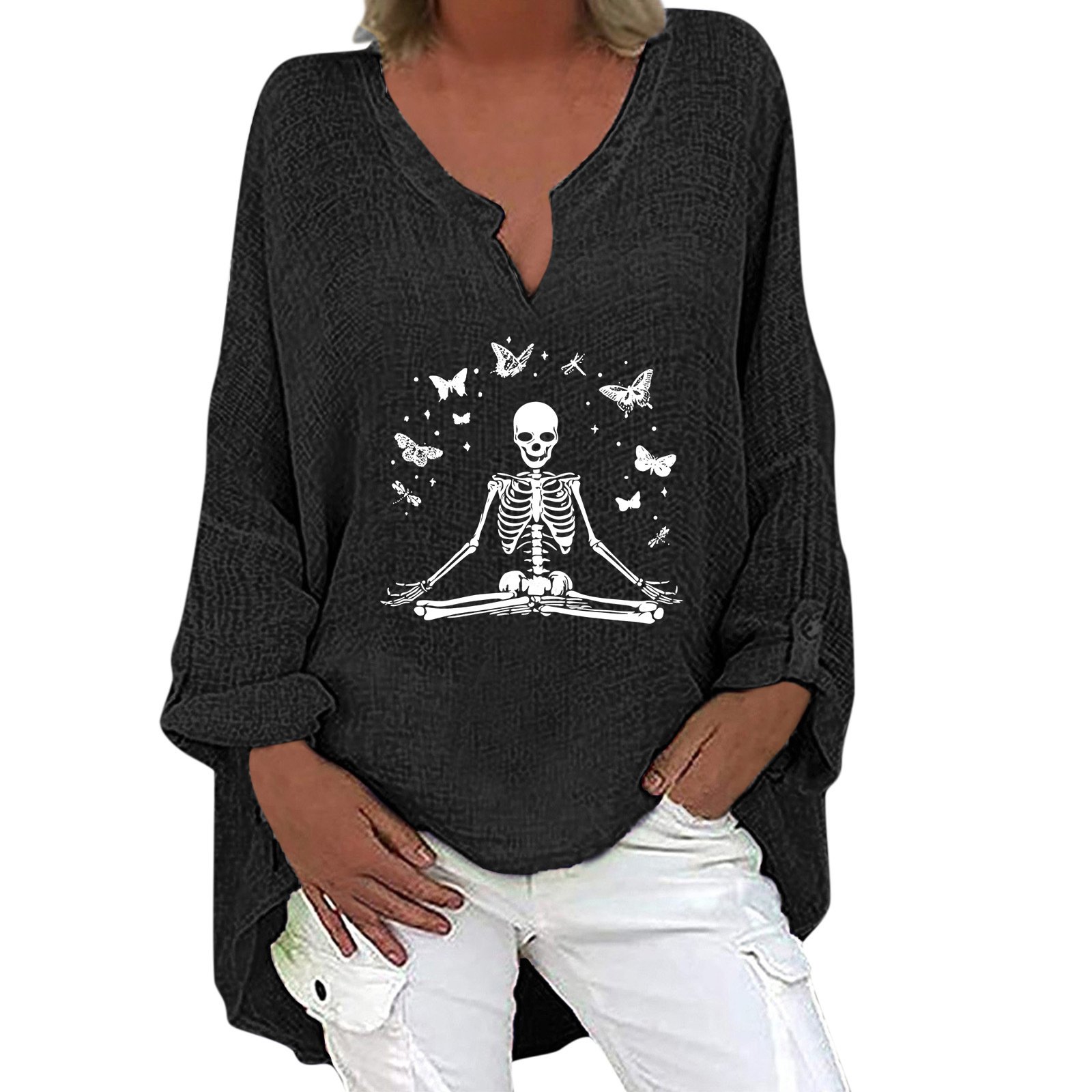 Halloween Themed Print Shirt 2