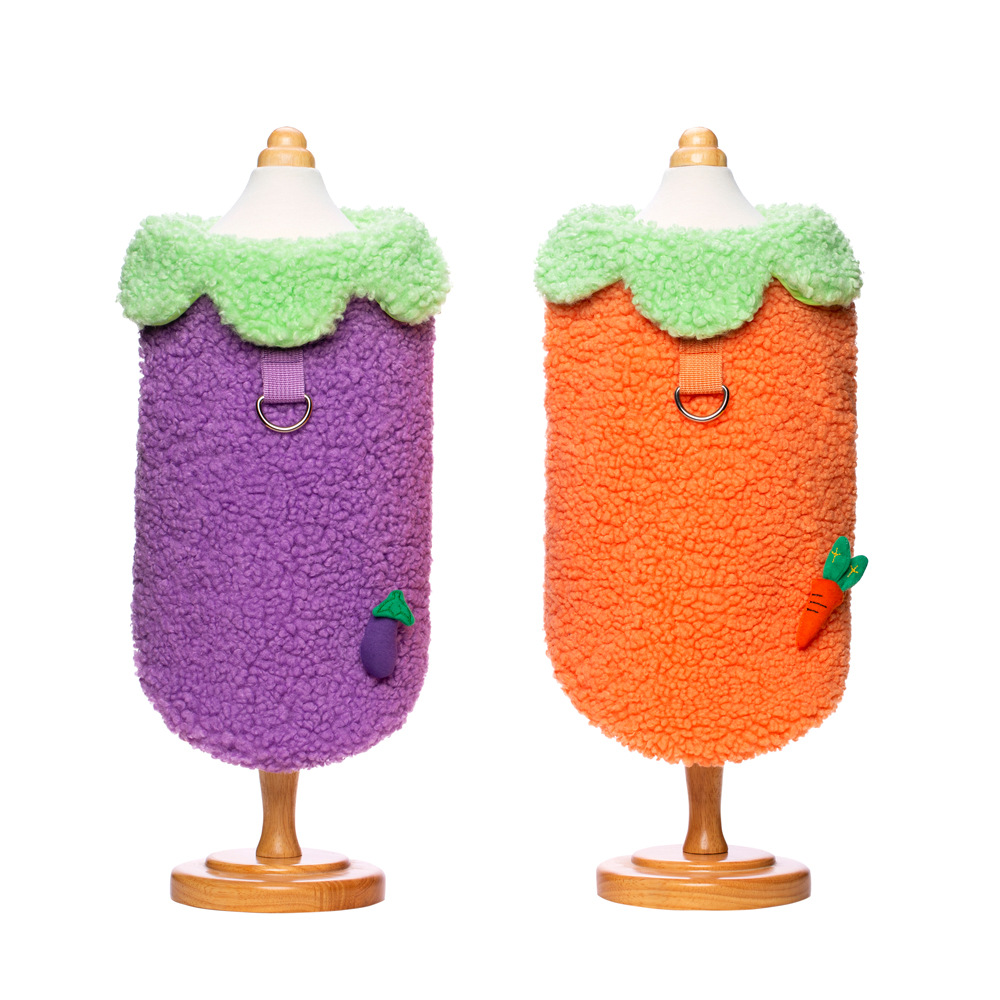 Korean Style Lotus Leaf Lace Warm Pet Clothes 4