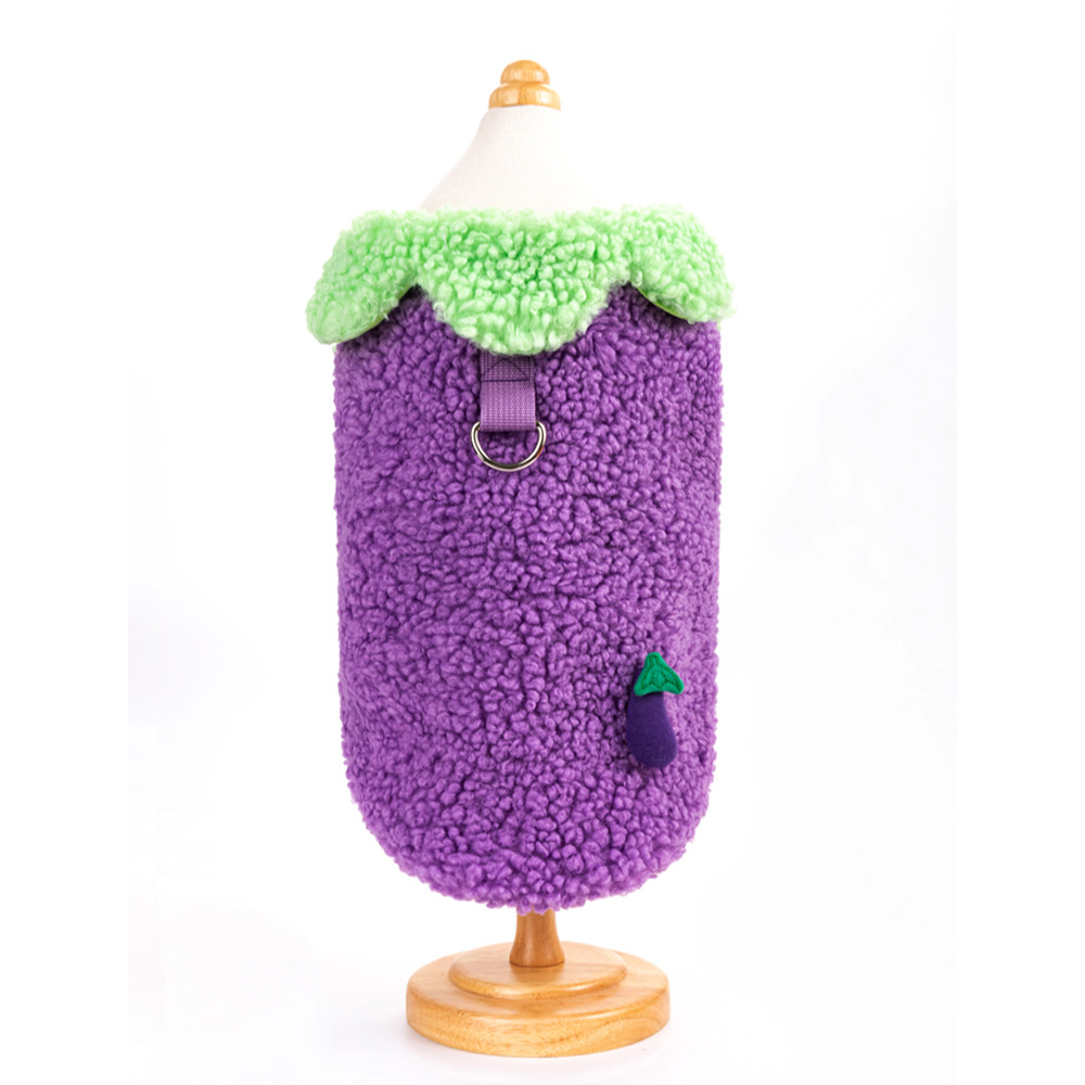 Korean Style Lotus Leaf Lace Warm Pet Clothes 1