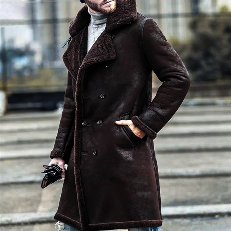 Men's Fur Coat Padded Jacket 4