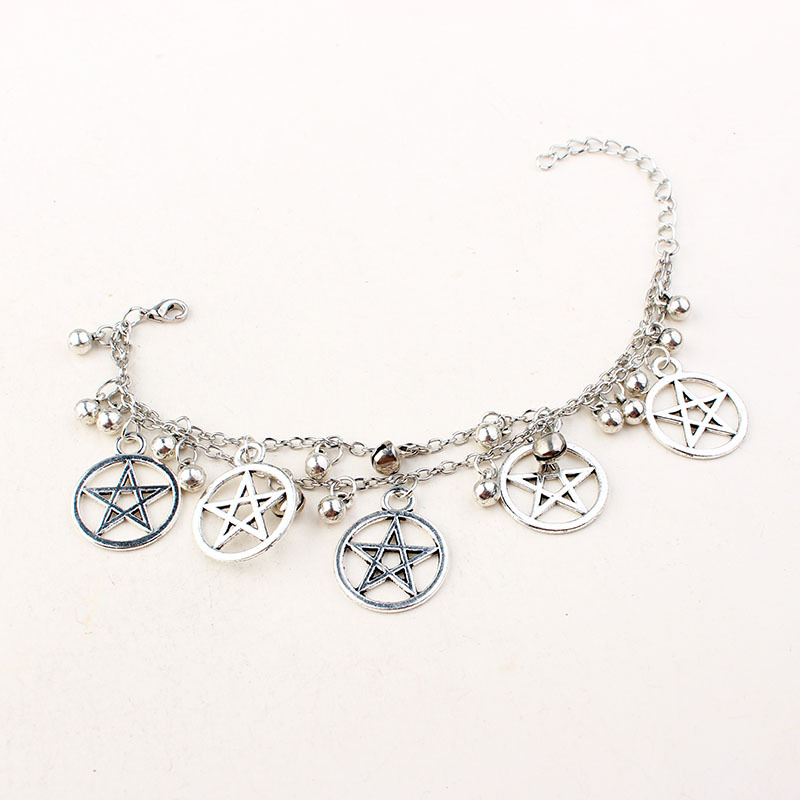 Gothic Pentagram Bracelet Image 2