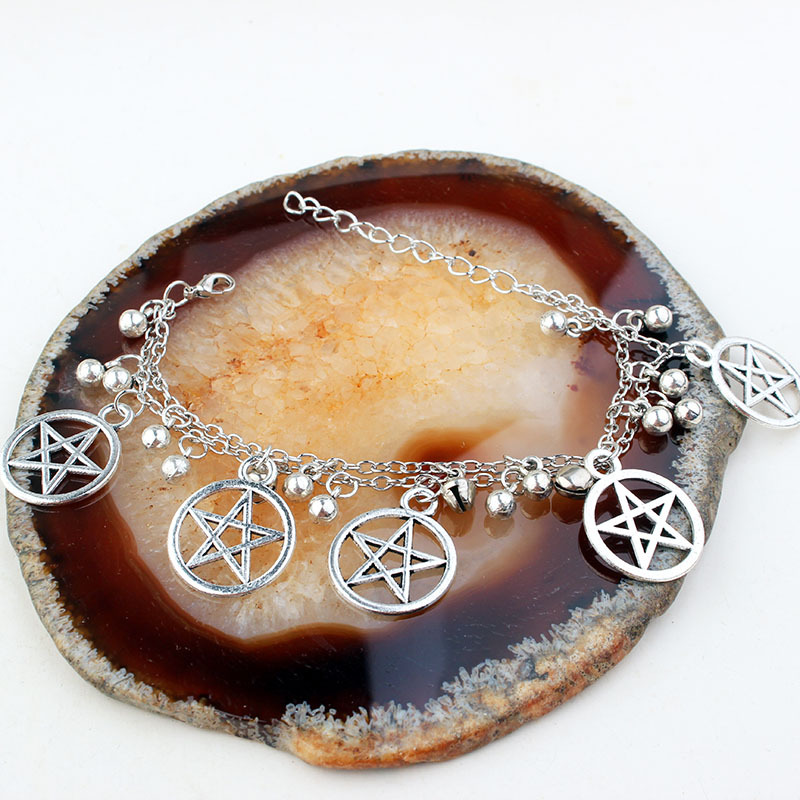 Gothic Pentagram Bracelet Image 4