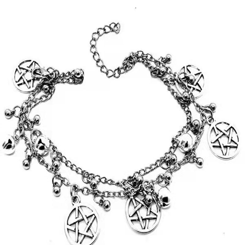 Gothic Pentagram Bracelet Image 3
