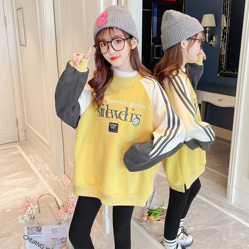 Various sizes of Girls Pullover Sweater