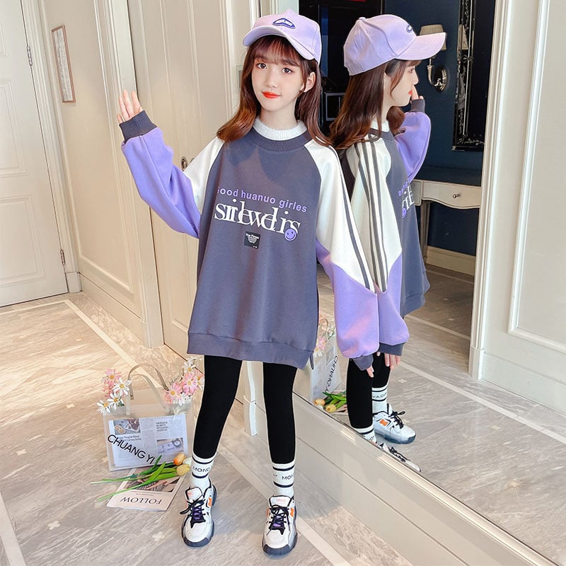 Stylish design of Girls Pullover Sweater