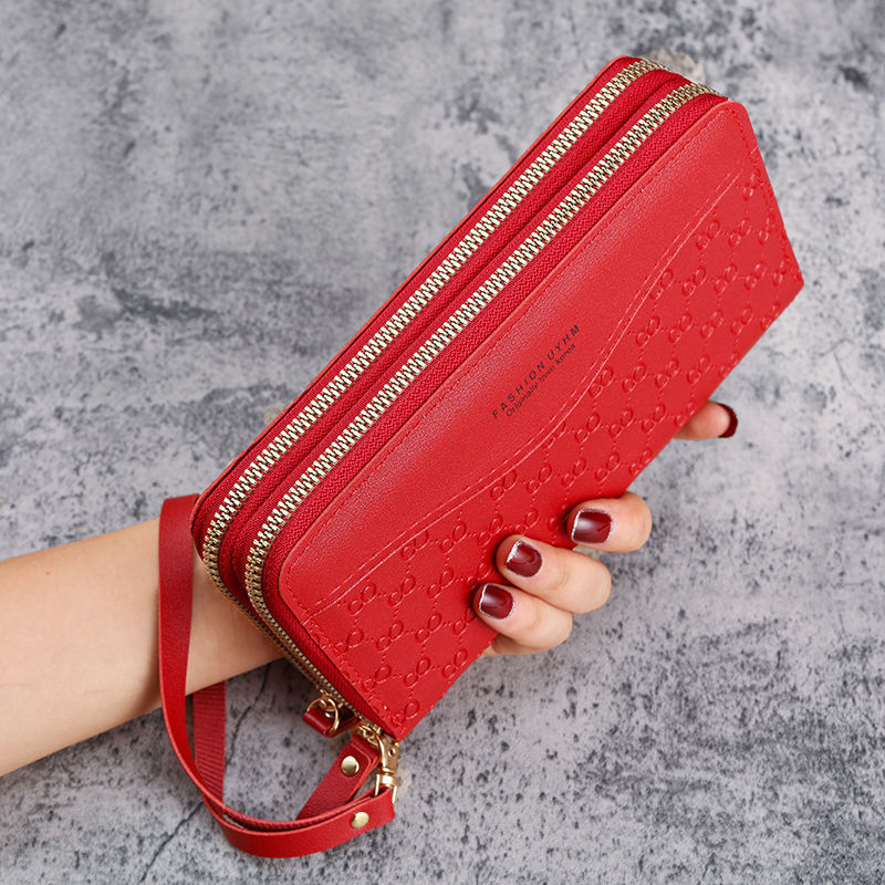 Women's Double Layer Zipper Coin Purse Image 2