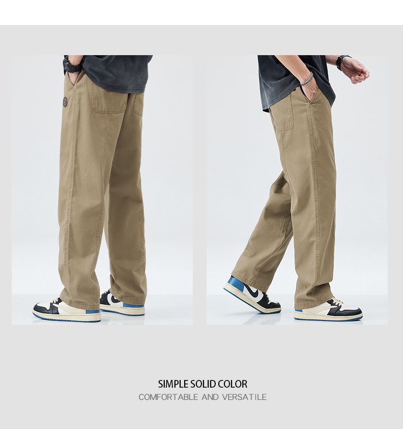 Pure Cotton Casual Pants Image 14