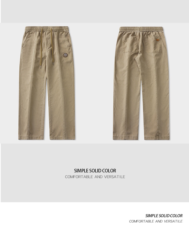 Pure Cotton Casual Pants Image 4