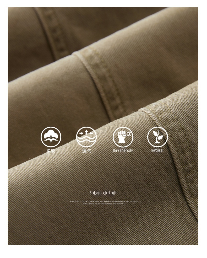 Pure Cotton Casual Pants Image 10