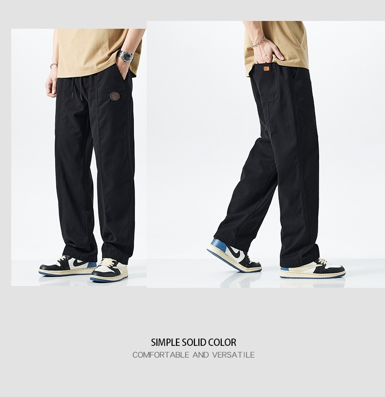 Pure Cotton Casual Pants Image 3