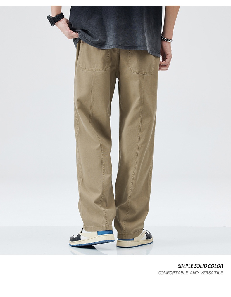 Pure Cotton Casual Pants Image 8
