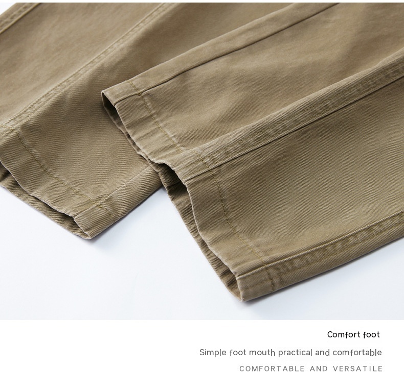 Pure Cotton Casual Pants Image 17