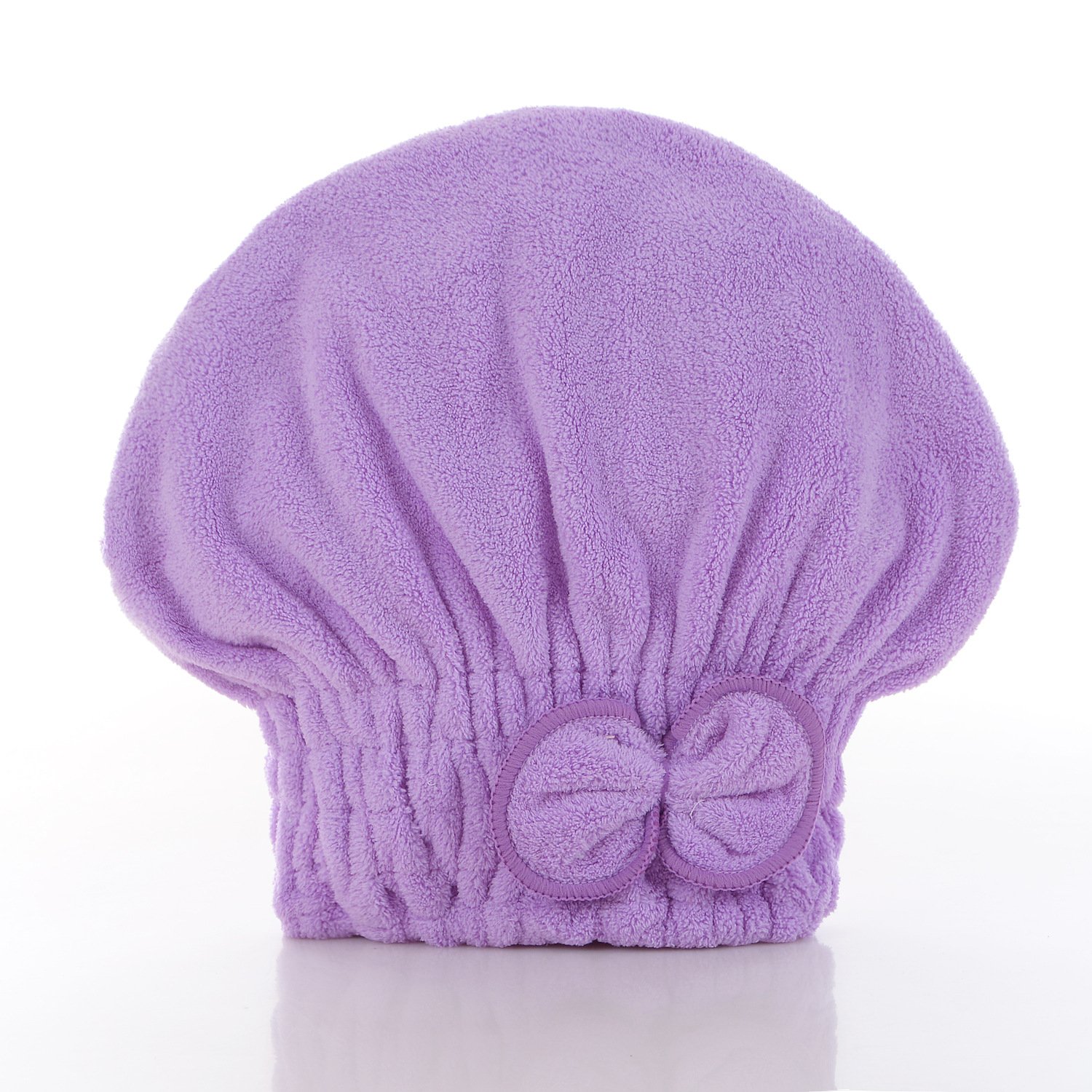 Coral Fleece Hair Drying Hat Blue