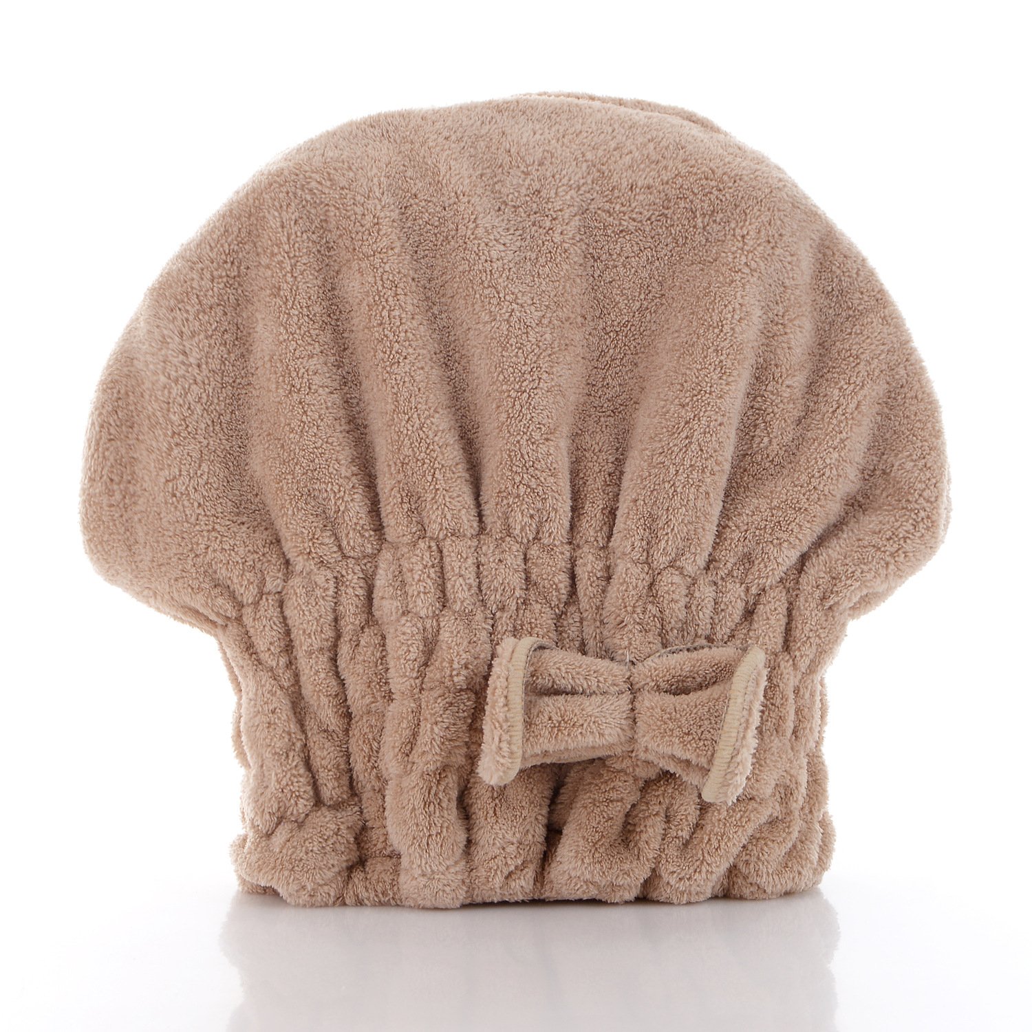 Coral Fleece Hair Drying Hat Purple