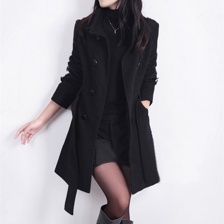 Woolen Coat with Modern Design
