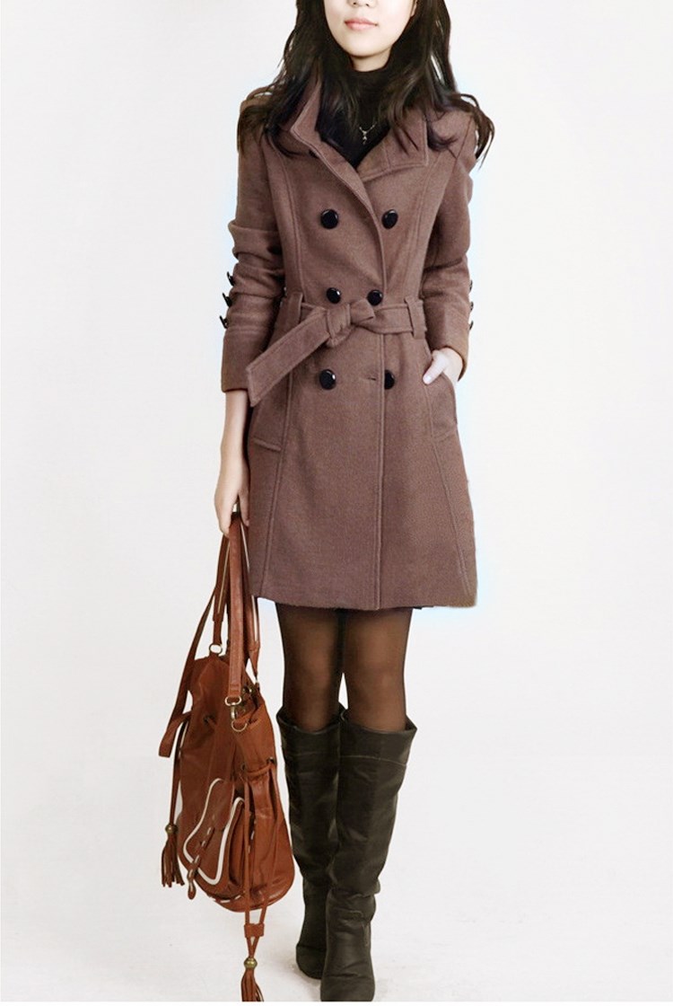 Fashionable Woolen Coat