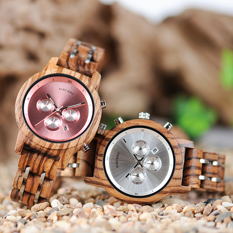 Wooden Watch Side View