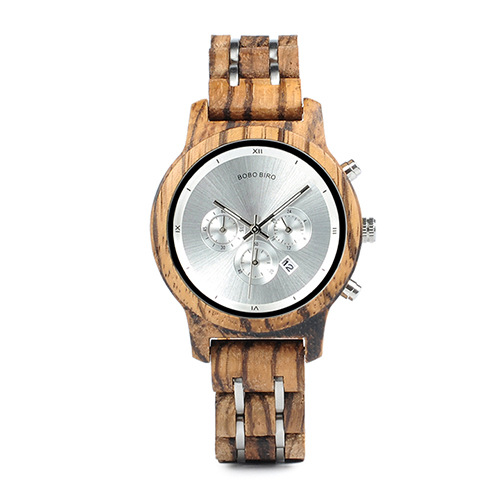 Wooden Watch Back View