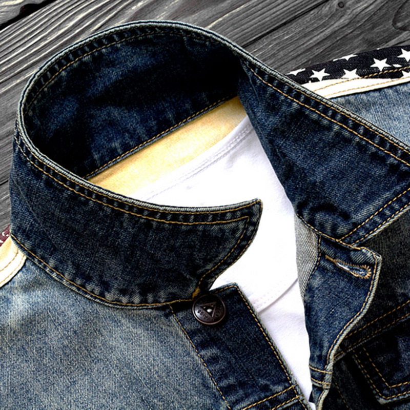 Men's Lapel Fashion Denim Jacket - Styled Look