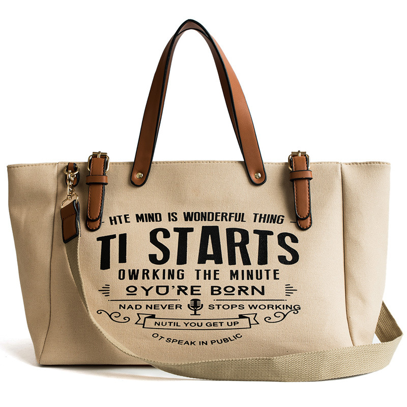 Large Capacity Canvas Tote 1
