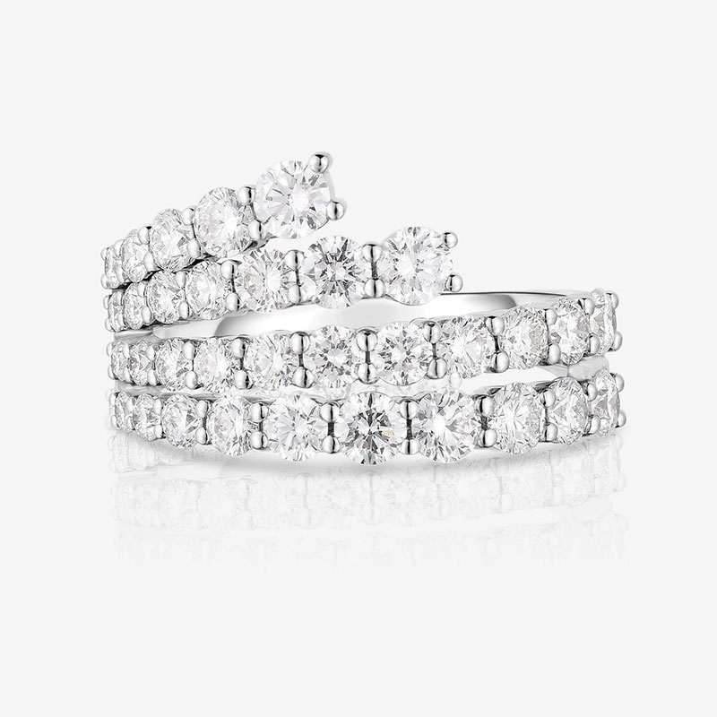 Polished zircon fashion ring for casual and special occasions