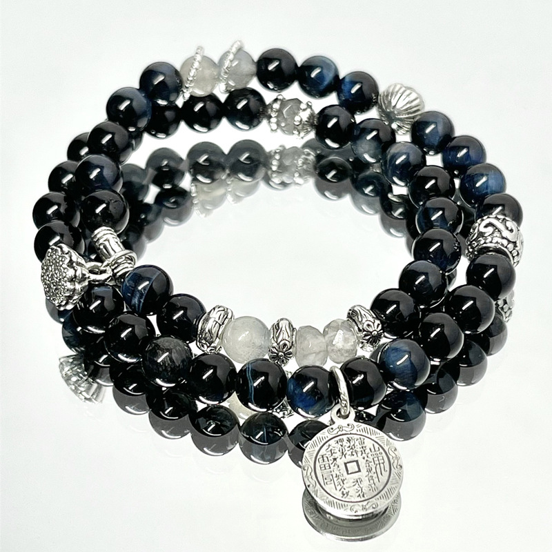 Imagen 3 de Pulsera Gemela de Doble Capa con Cuentas