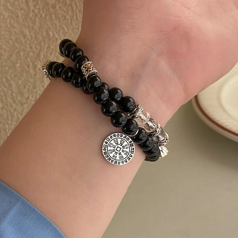 Imagen 2 de Pulsera Gemela de Doble Capa con Cuentas