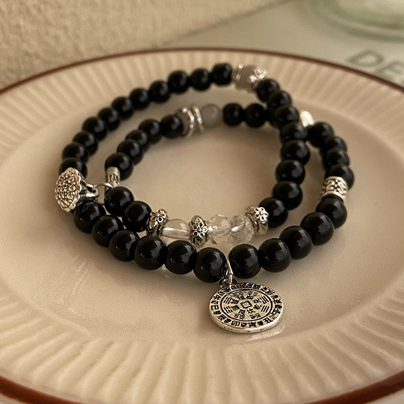 Imagen 4 de Pulsera Gemela de Doble Capa con Cuentas