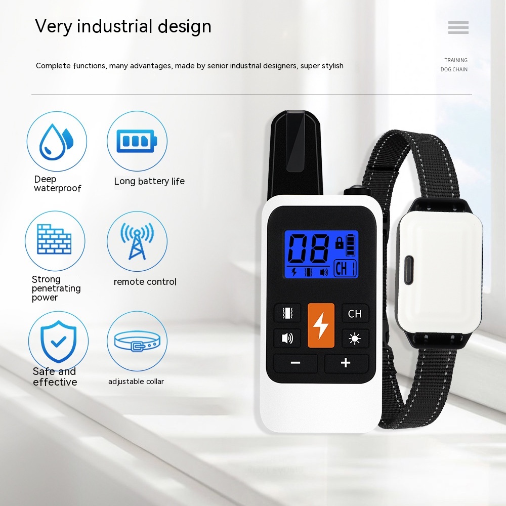 Smart Behavioral Training Collar with LED & Remote – Vet Approved