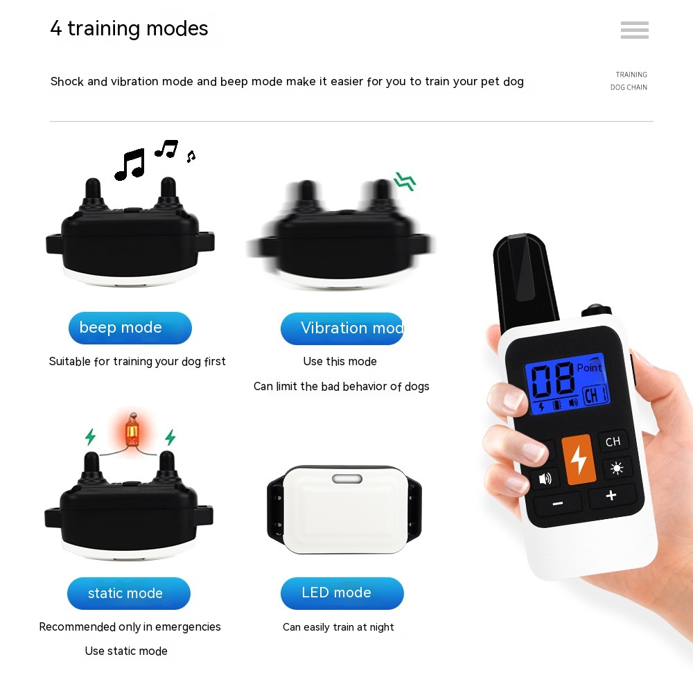 Adjustable dog collar with LED night light