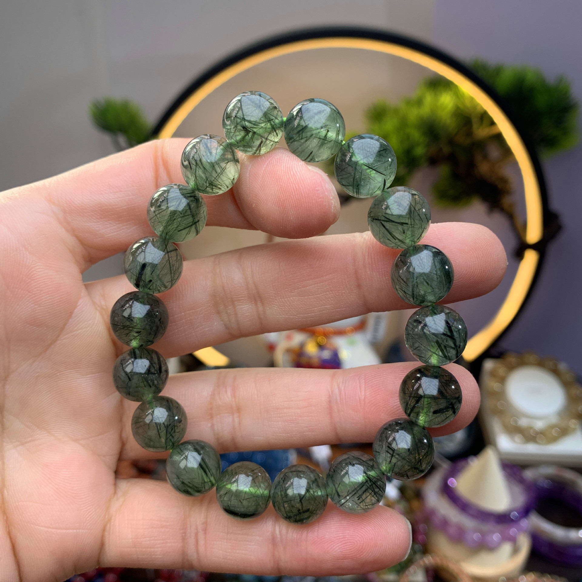 Natural Crystal Ball Bracelet Image 3