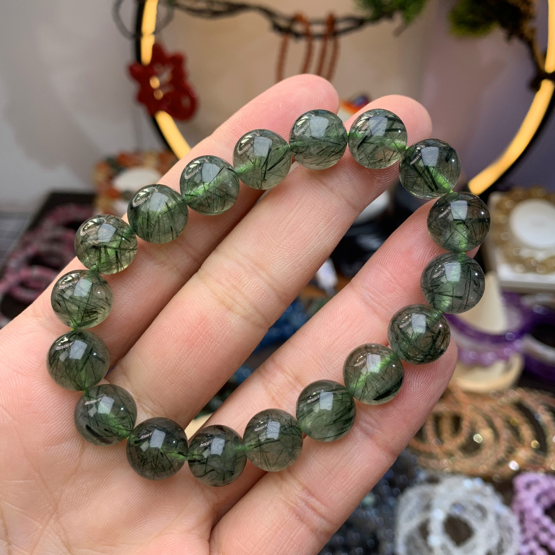 Natural Crystal Ball Bracelet Image 2