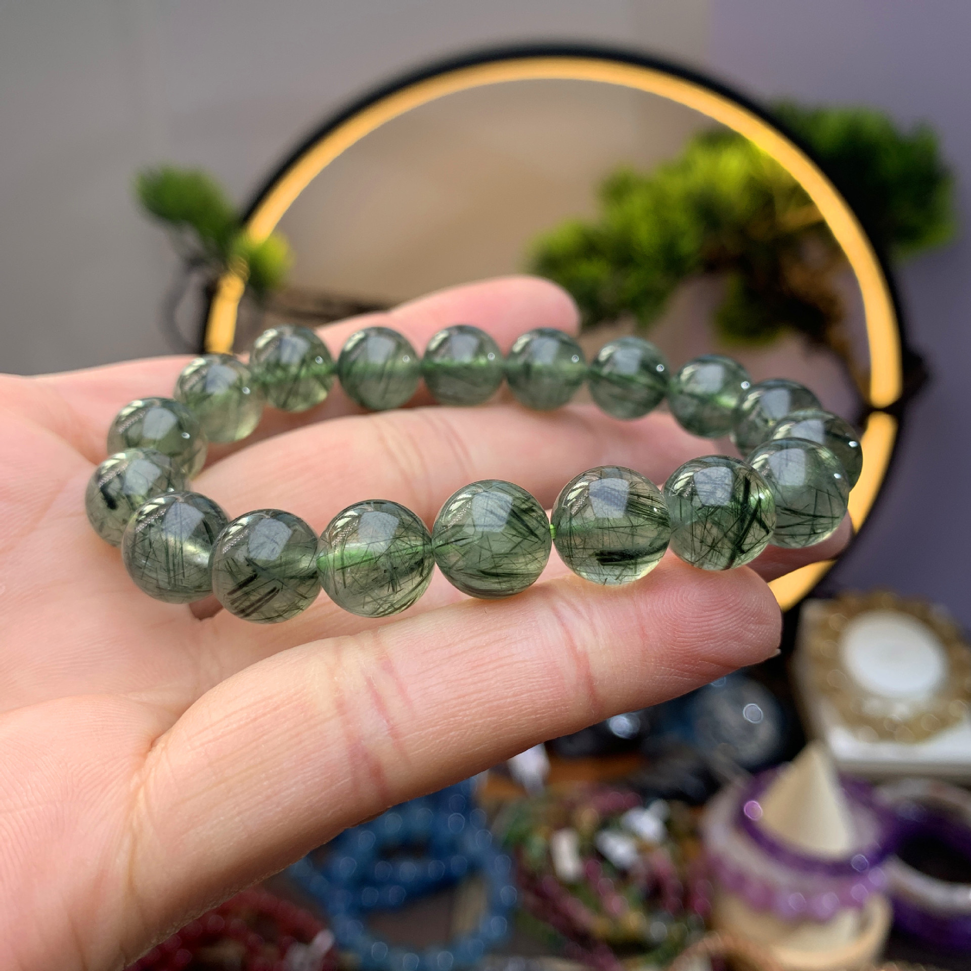 Natural Crystal Ball Bracelet Image 1