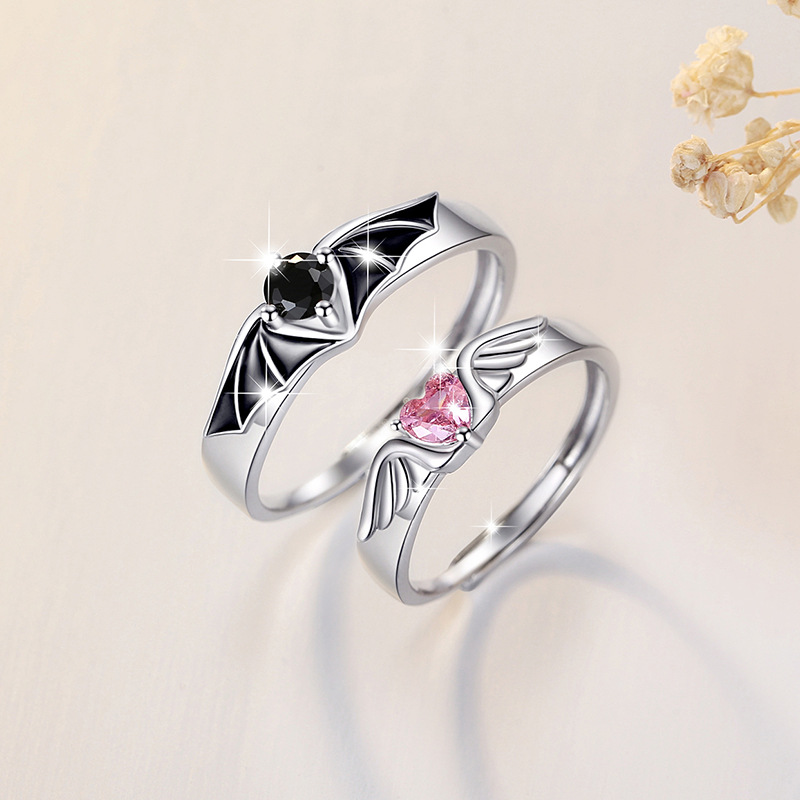 Sterling Silver Couple Ring 6