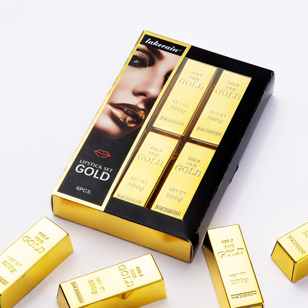 Lipstick Kit Gold Bar Makeup Set Image 9