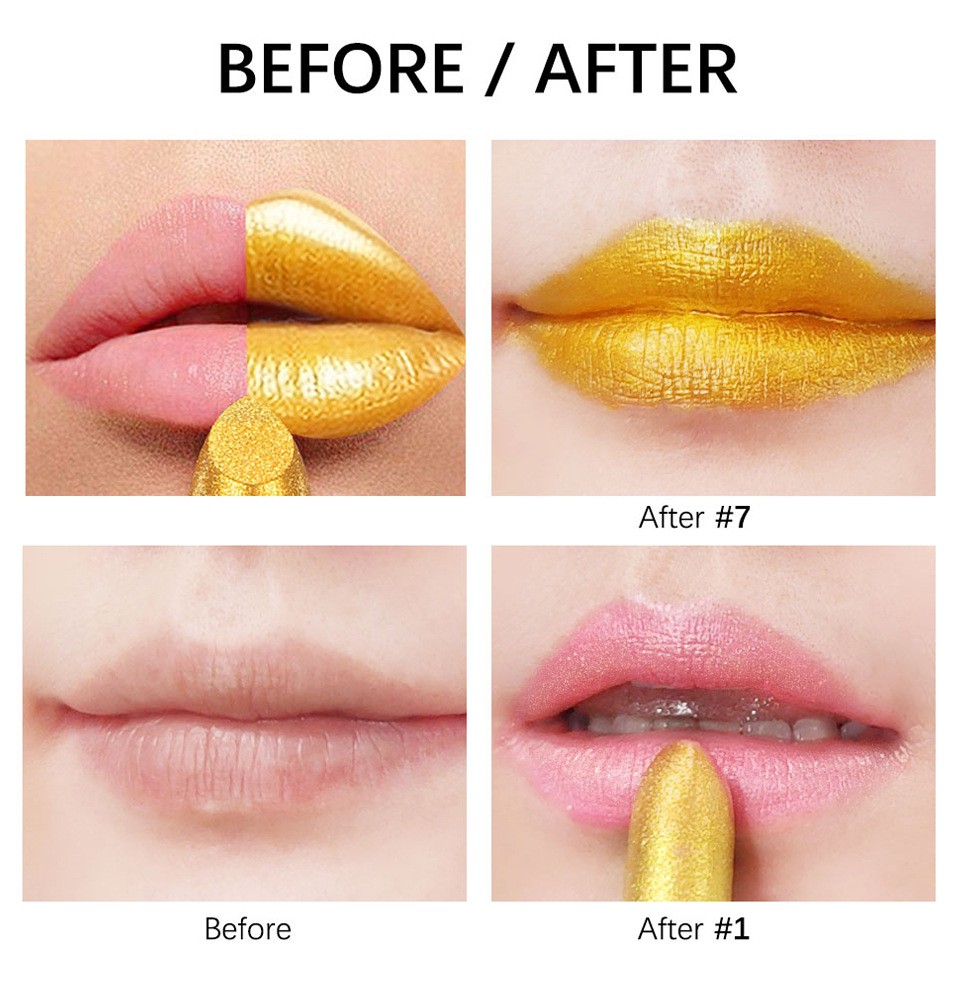 Lipstick Kit Gold Bar Makeup Set Image 4