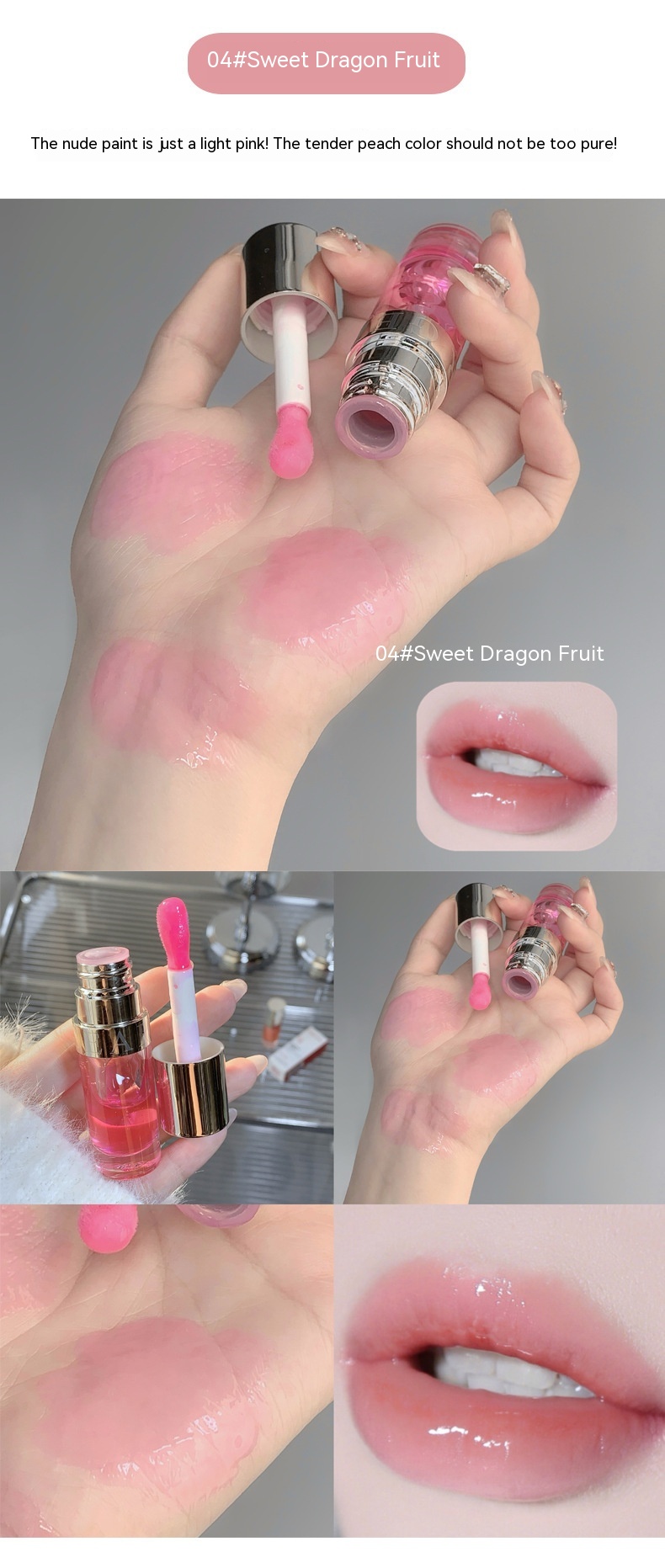 Crystal Transparent Peach