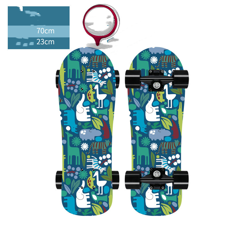 Pet Skateboard with Big Head Board and Street Wheels Big Head Board Design - product feature