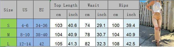 Women's Ripped Straight Loose Jeans 1