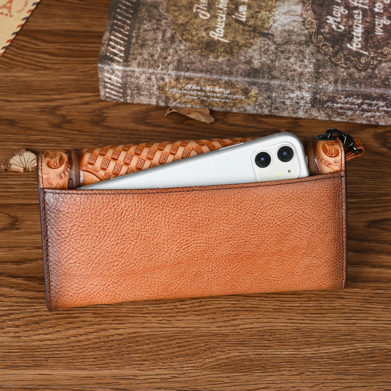 Chinese Style Embossed Wallet - Image 4